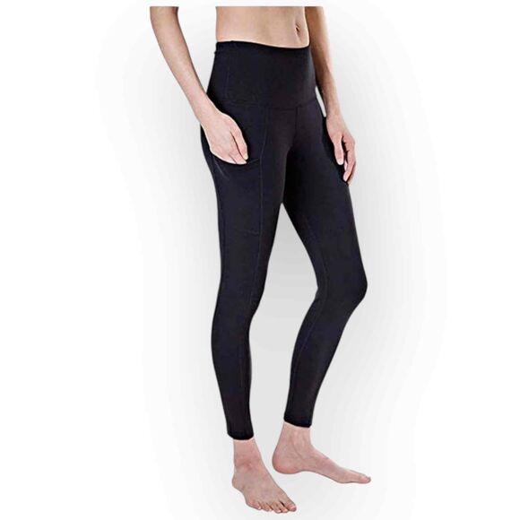 Tuff Athletics Pants - Tuff Athletics Women’s Floral Printed High Rise Yoga Leggings, Black 191S